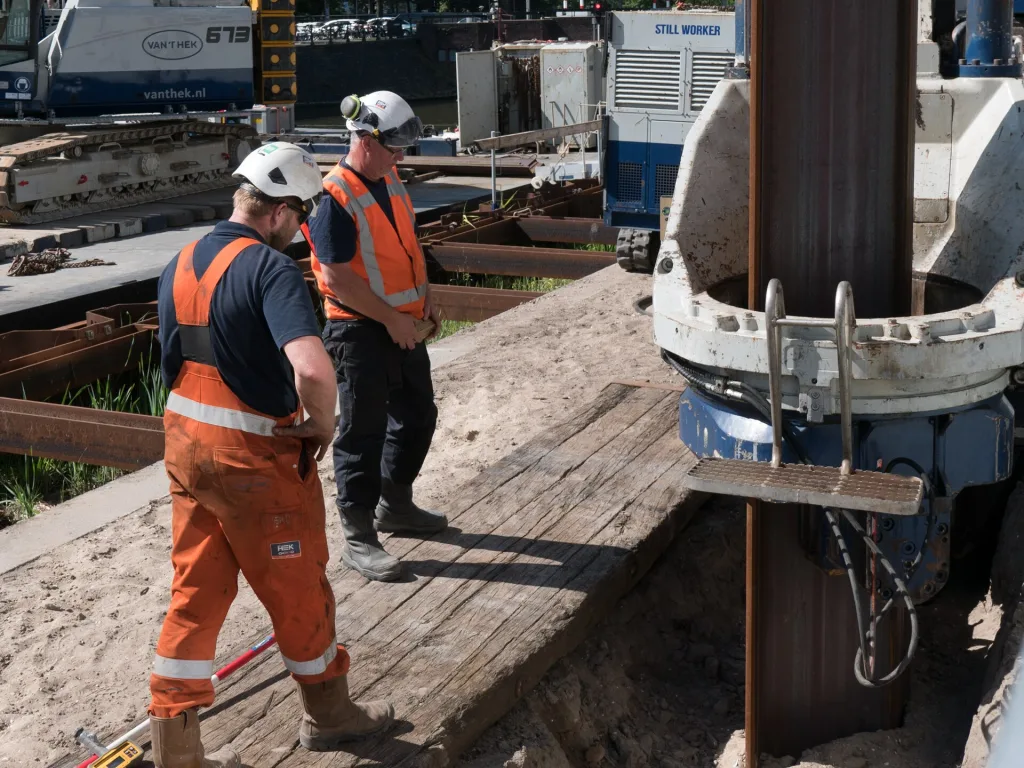 Local workers training on site